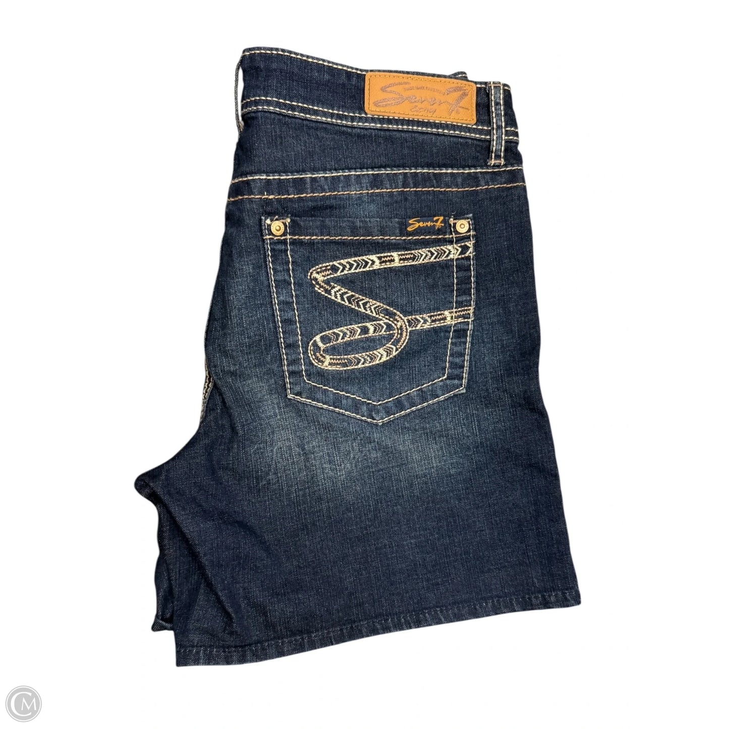 Shorts By Seven 7 In Blue Denim, Size: 12