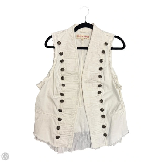 Vest Other By Free People In Cream, Size: L