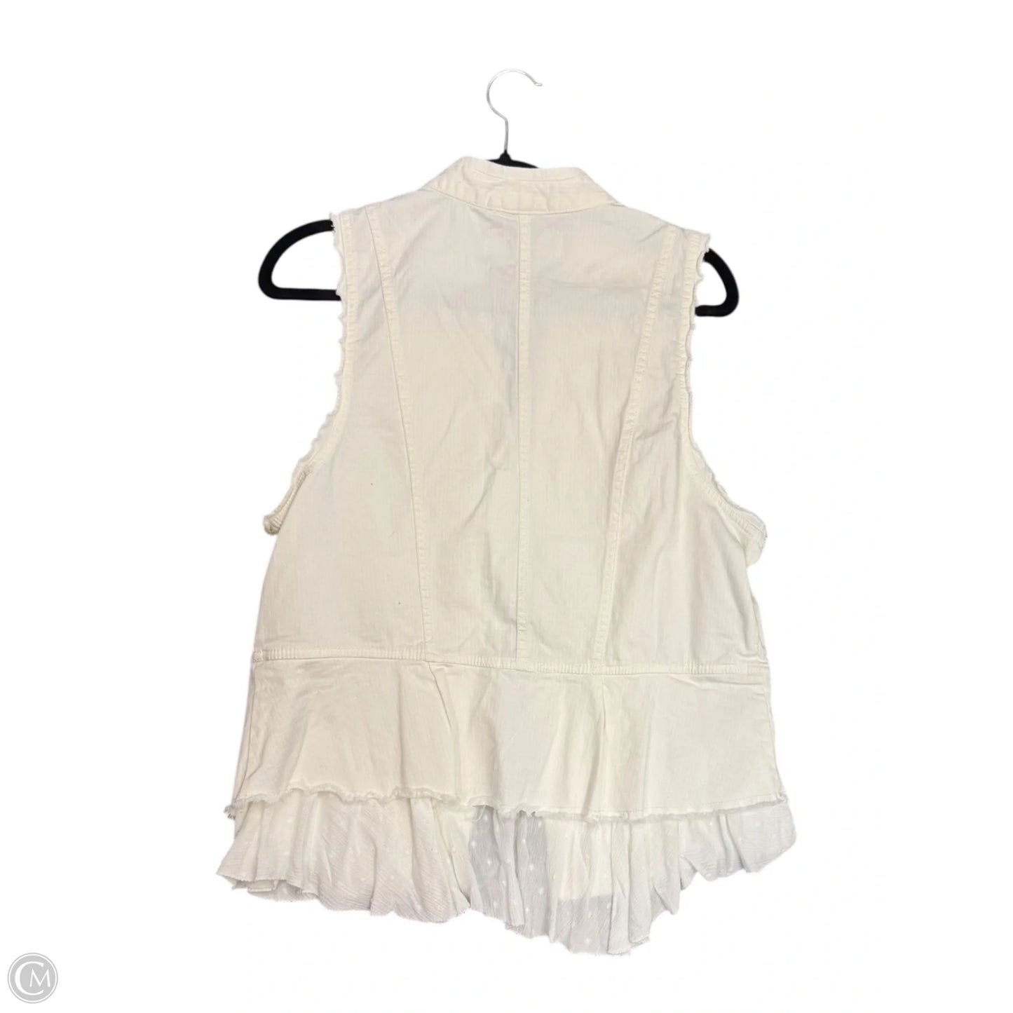 Vest Other By Free People In Cream, Size: L