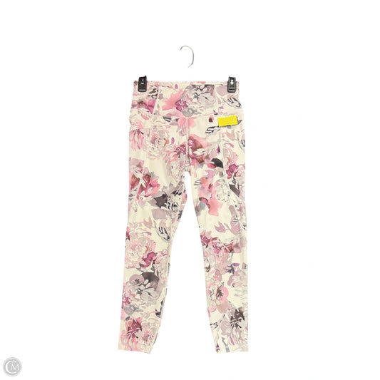 Athletic Leggings By Athleta In Floral Print, Size: S