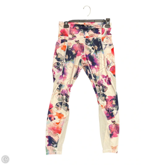 Athletic Leggings By Athleta In Multi-colored, Size: S