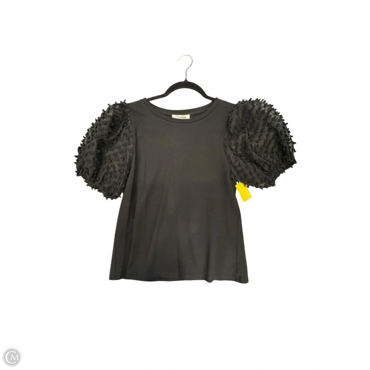 Top Short Sleeve By Mittoshop In Black, Size: S