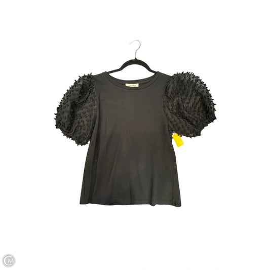 Top Short Sleeve By Mittoshop In Black, Size: S