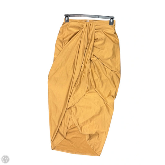 Skirt Maxi By Shein In Gold, Size: L