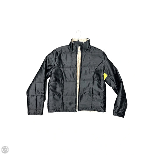 Jacket Other By Allen Allen In Black & Gold, Size: L
