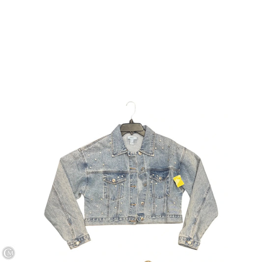 Jacket Denim By Forever 21 In Blue Denim, Size: M