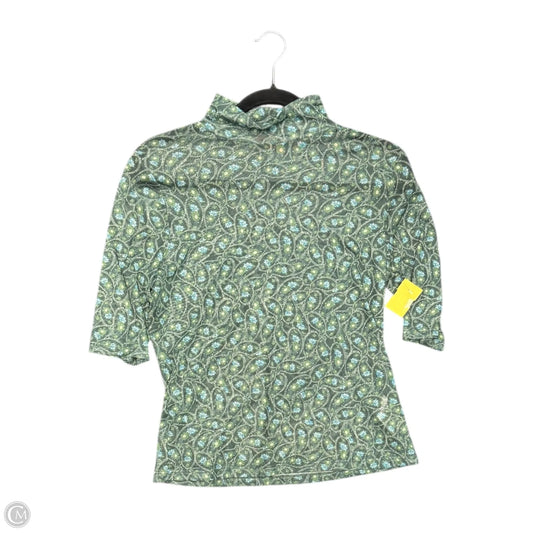 Top Short Sleeve By Anthropologie In Green, Size: M