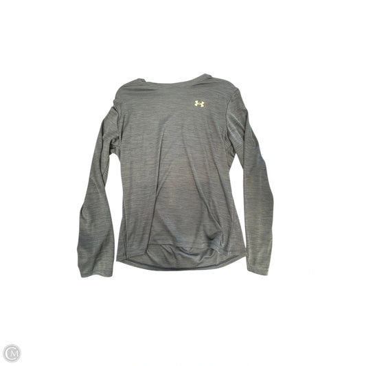 Athletic Top Long Sleeve Crewneck By Under Armour In Blue, Size: L