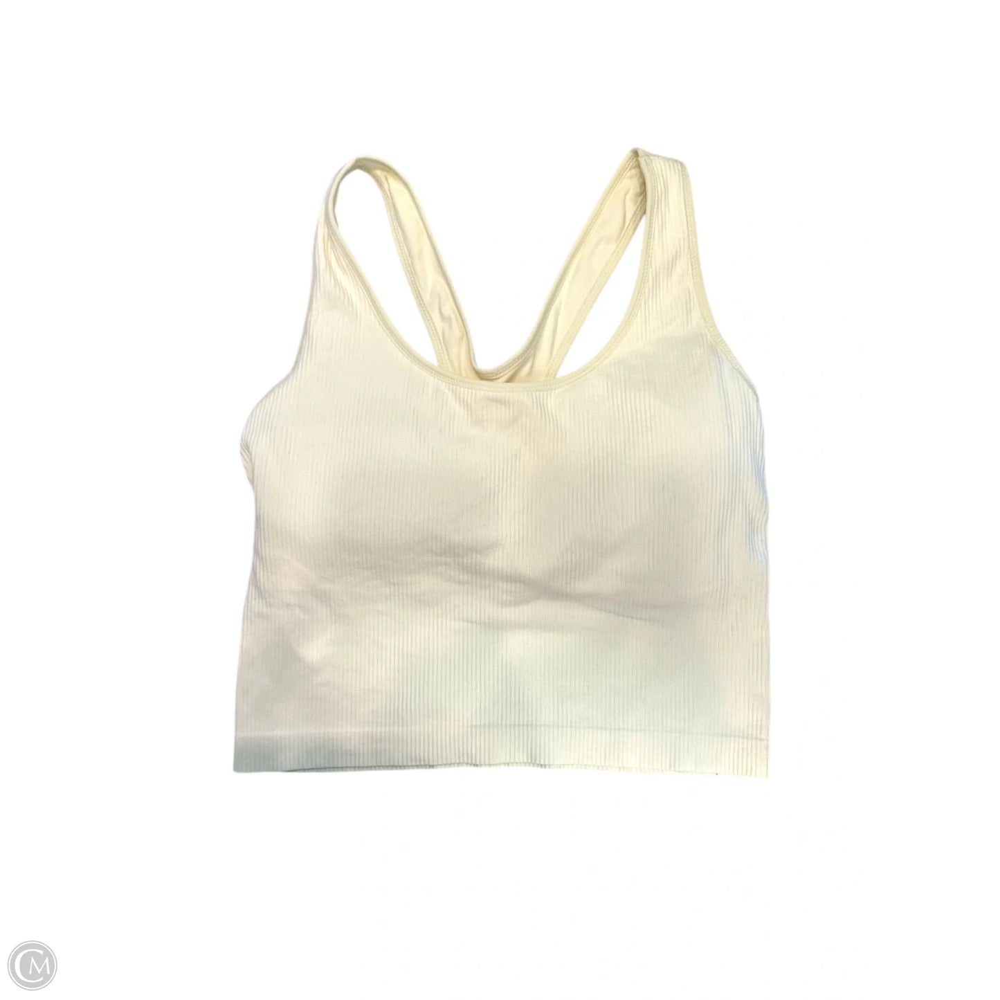 Athletic Bra By Clothes Mentor In Yellow, Size: L