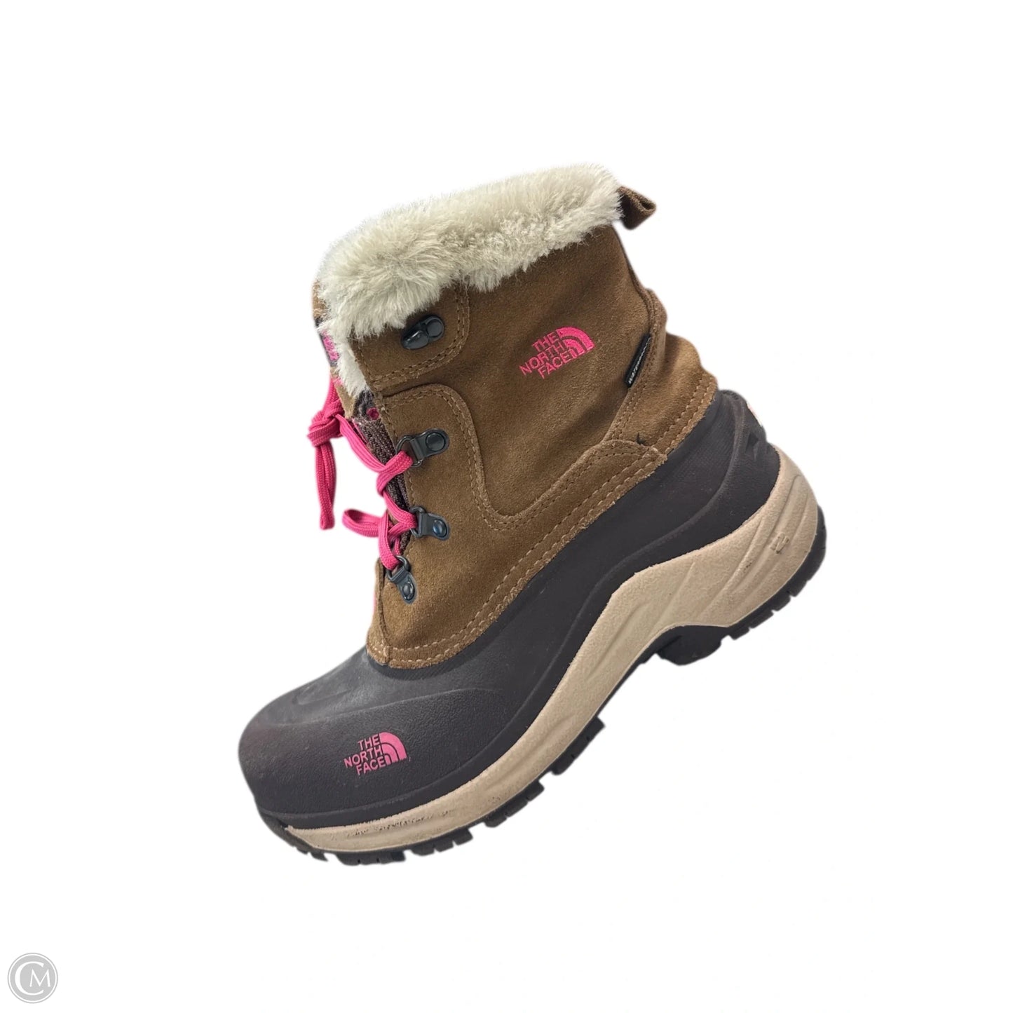 Boots Snow By The North Face In Brown & Pink, Size: 6