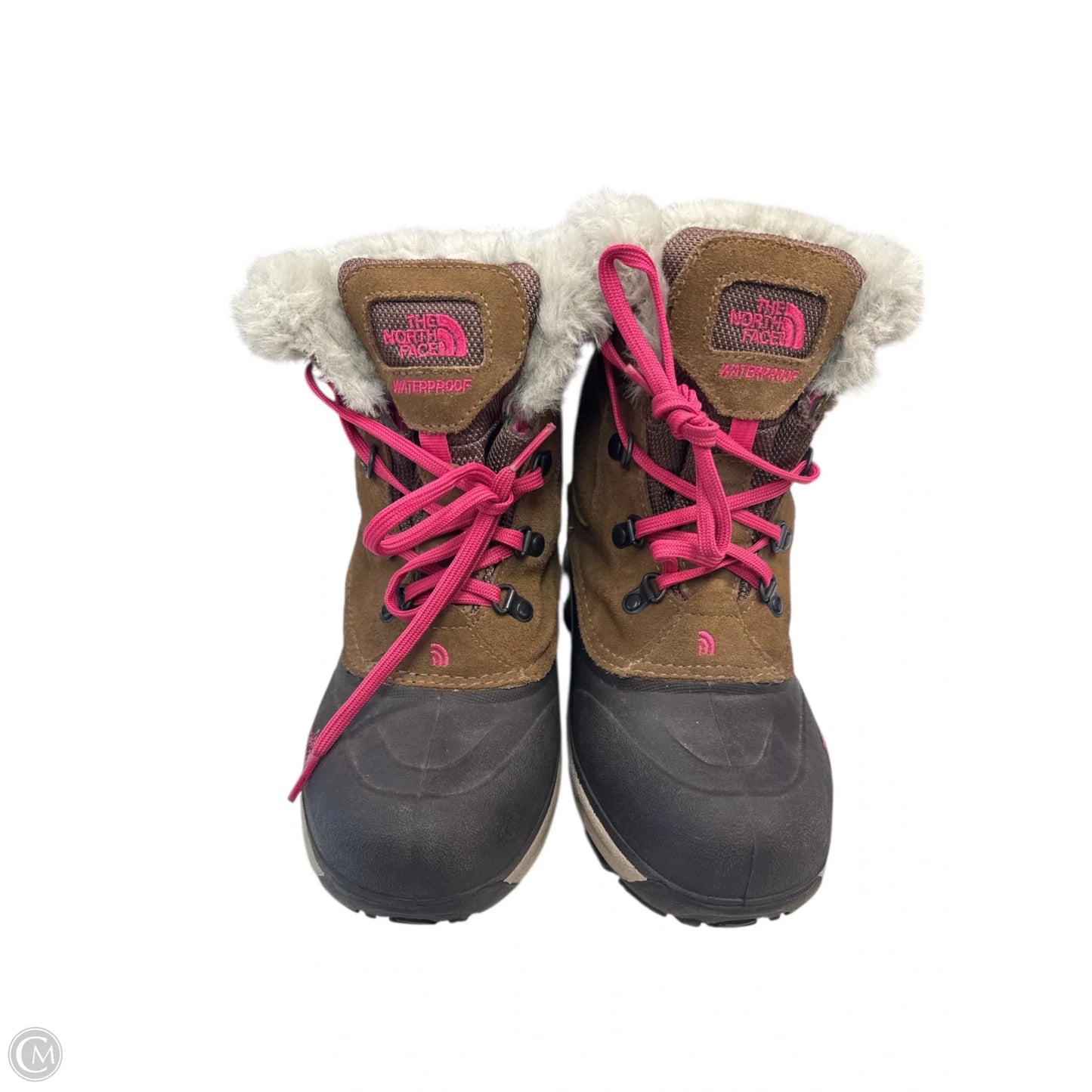 Boots Snow By The North Face In Brown & Pink, Size: 6