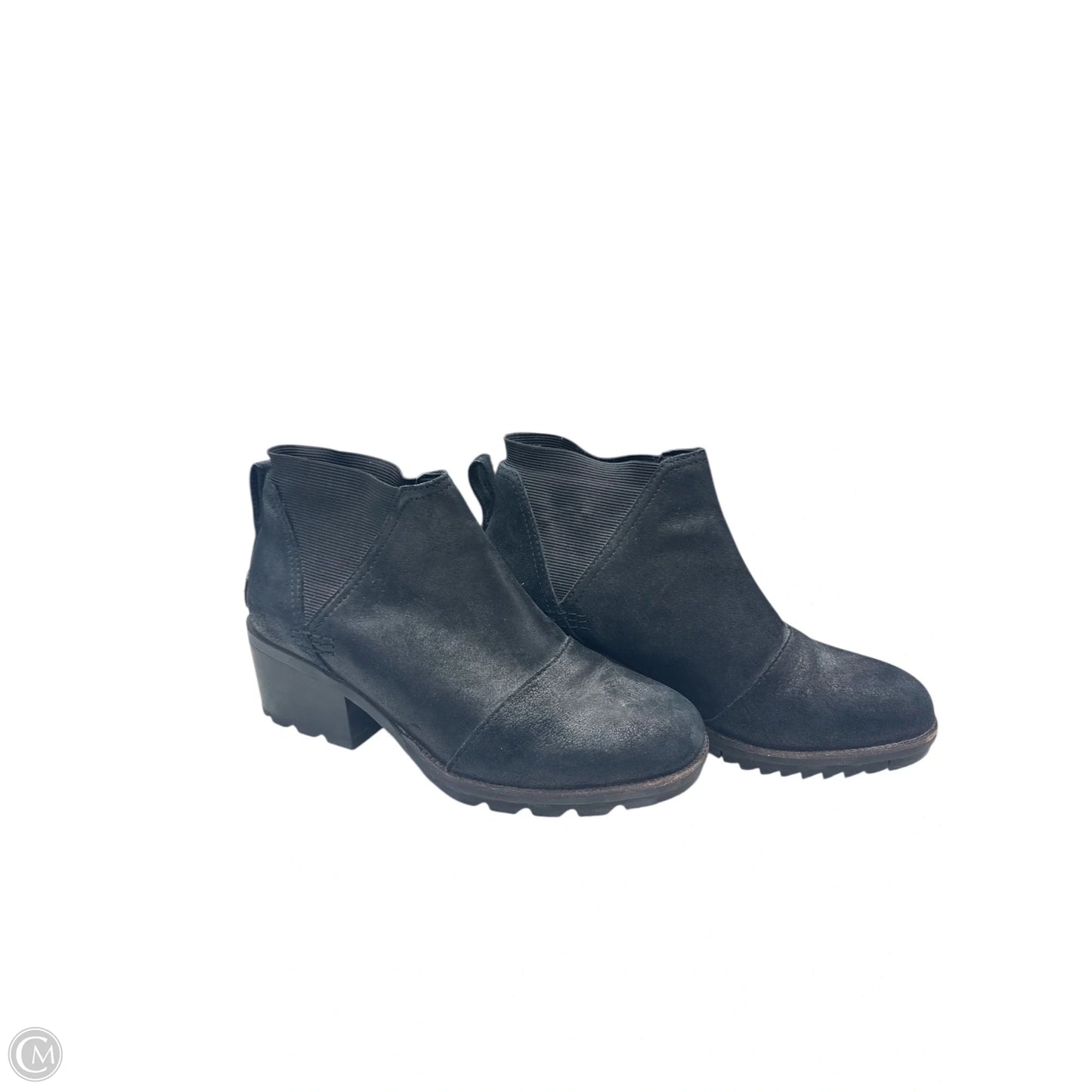 Boots Ankle Heels By Sorel In Black, Size: 7
