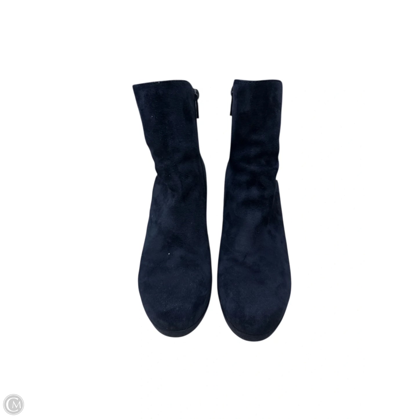 Boots Ankle Heels By Impo In Blue, Size: 8.5