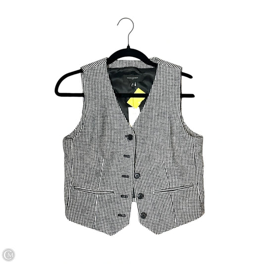 Vest Other By Banana Republic In Black & White, Size: 4