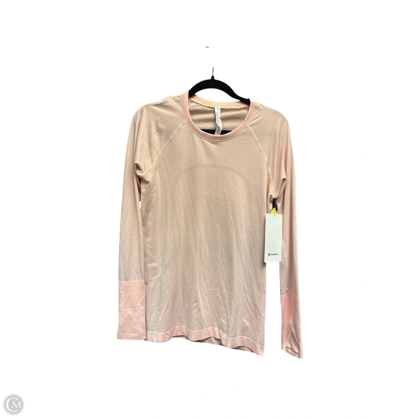 Athletic Top Long Sleeve Crewneck By Lululemon In Pink, Size: 10