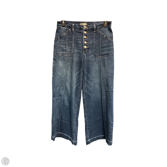 Jeans Wide Leg By Kut In Blue Denim, Size: 10