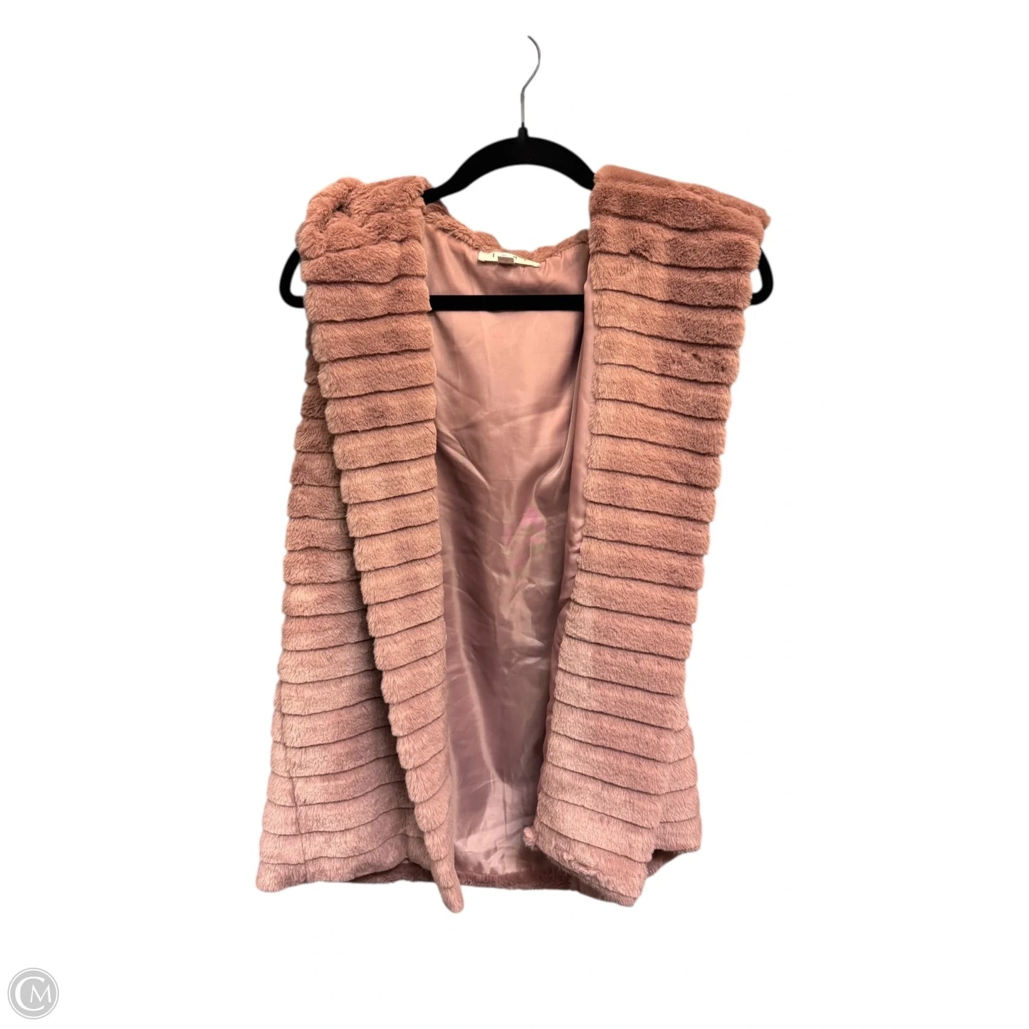 Vest Faux Fur & Sherpa By Thml In Mauve, Size: S