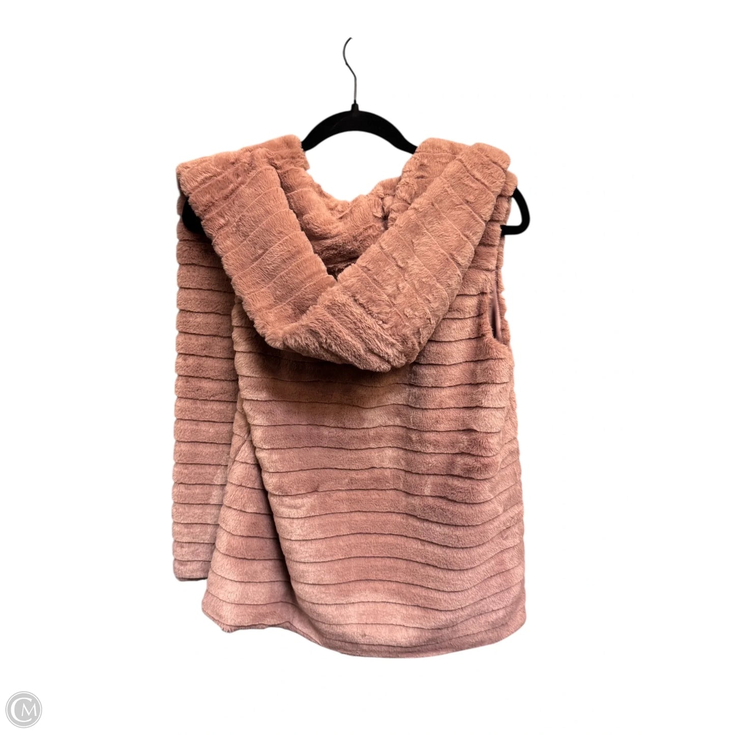 Vest Faux Fur & Sherpa By Thml In Mauve, Size: S