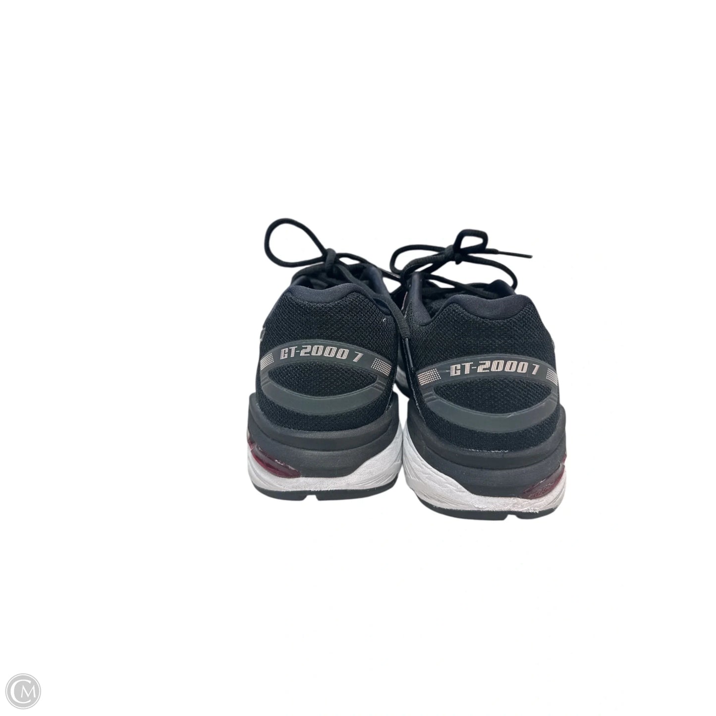Shoes Athletic By Asics In Black & Red, Size: 8