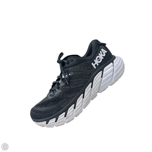 Shoes Athletic By Hoka In Black & White, Size: 8