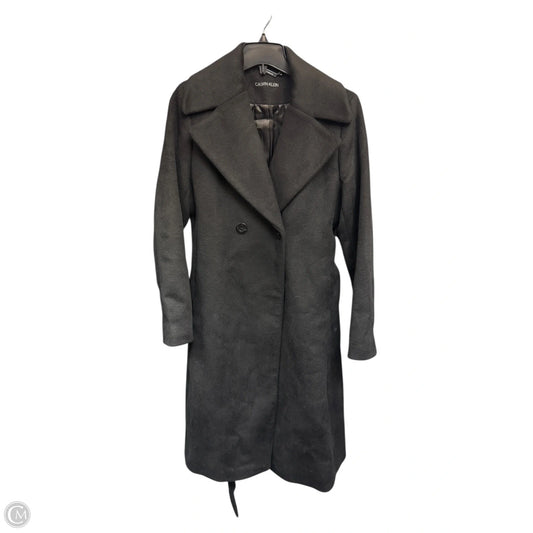 Coat Peacoat By Calvin Klein In Black, Size: S