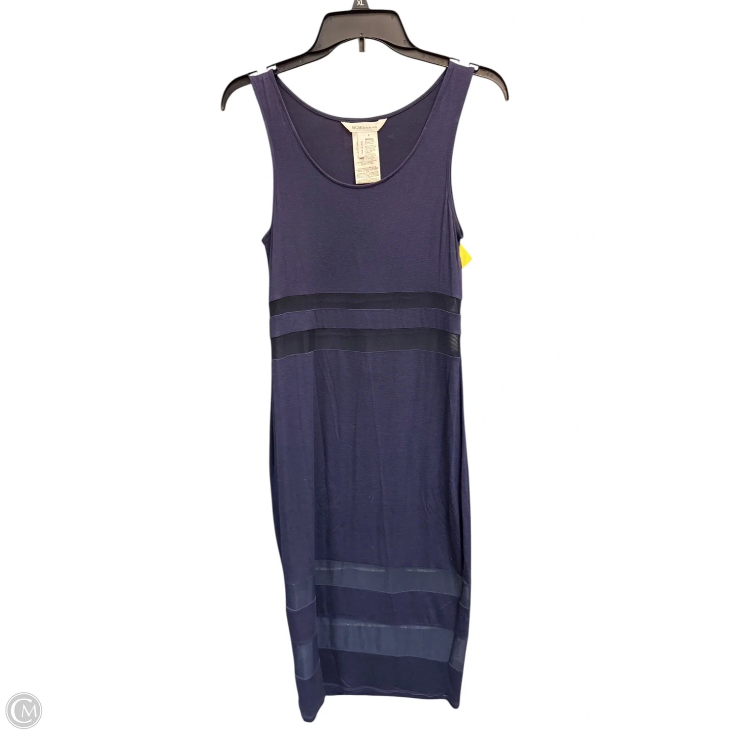 Dress Casual Midi By Bcbg In Blue, Size: S