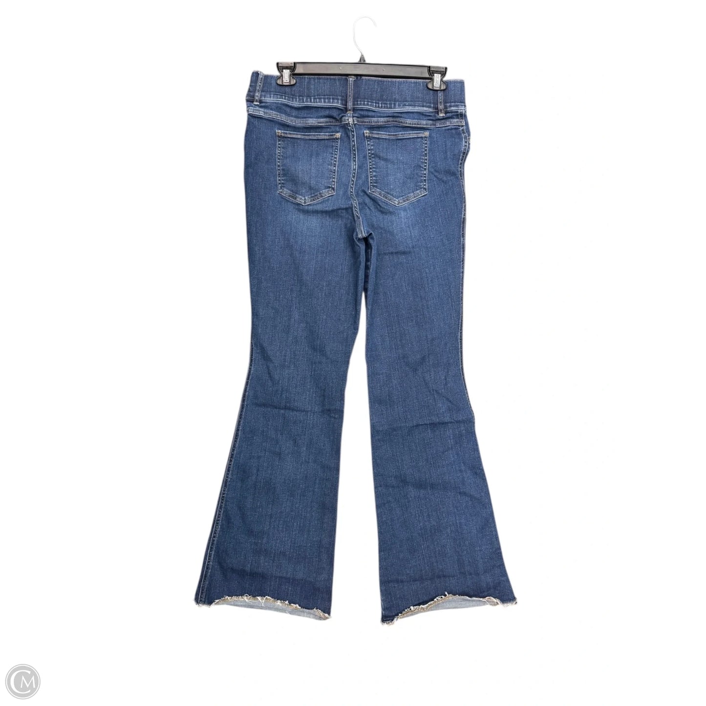 Jeans Flared By Spanx In Blue Denim, Size: 1x