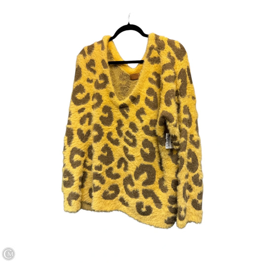 Sweater By Pol In Animal Print, Size: L