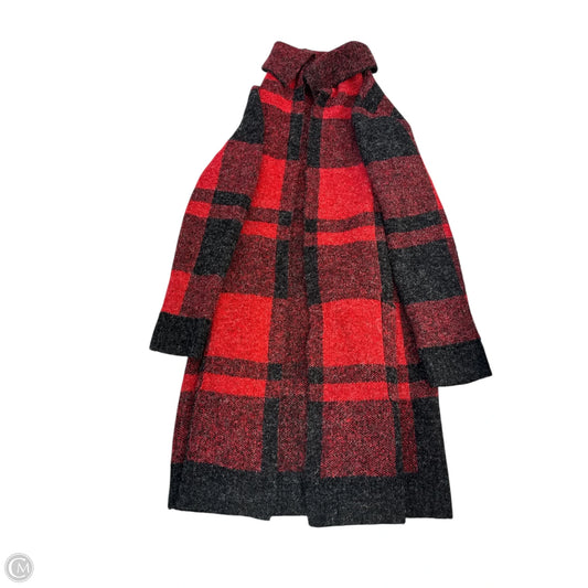 Sweater Cardigan By Cyrus In Black & Red, Size: M