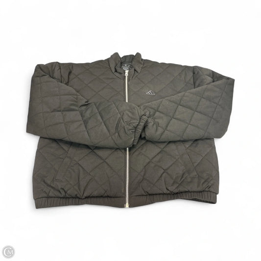 Jacket Puffer & Quilted By Adidas In Black, Size: M
