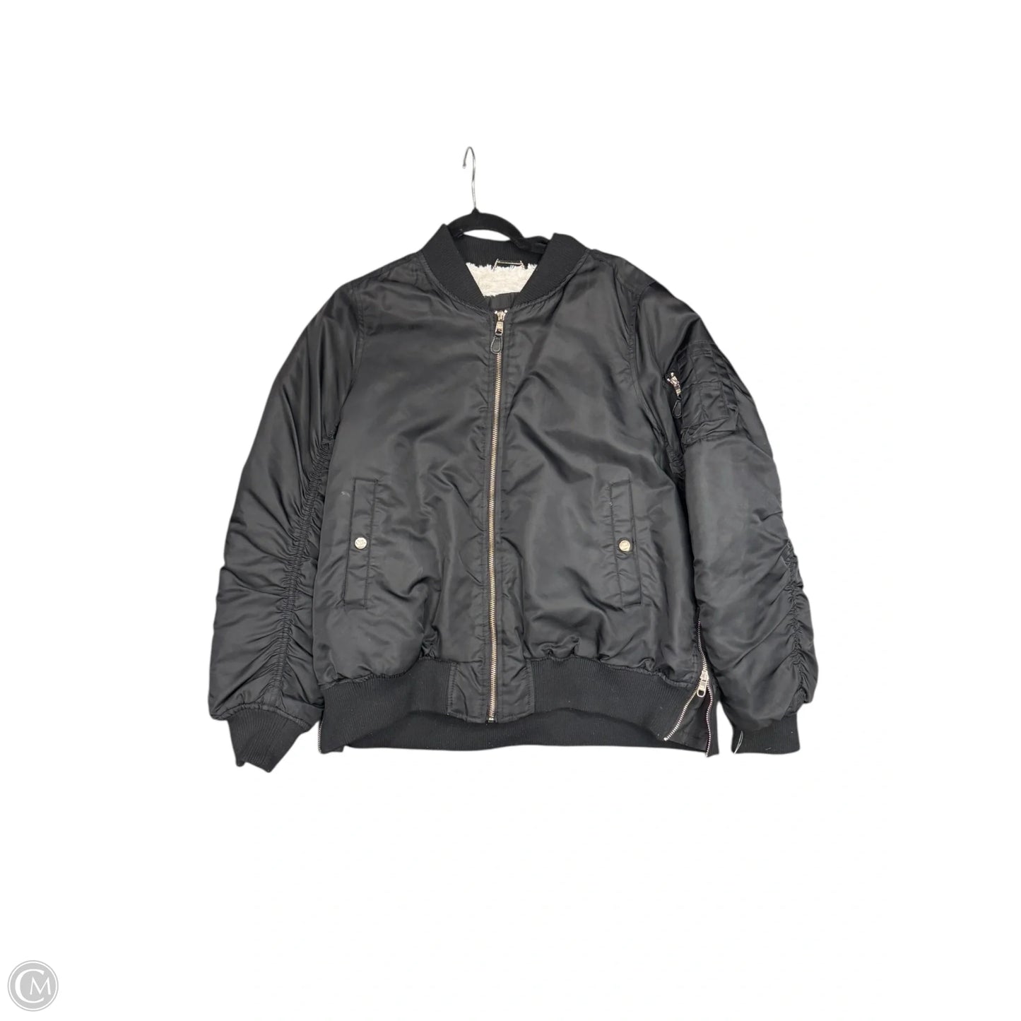 Coat Puffer & Quilted By Steve Madden In Black, Size: Xl