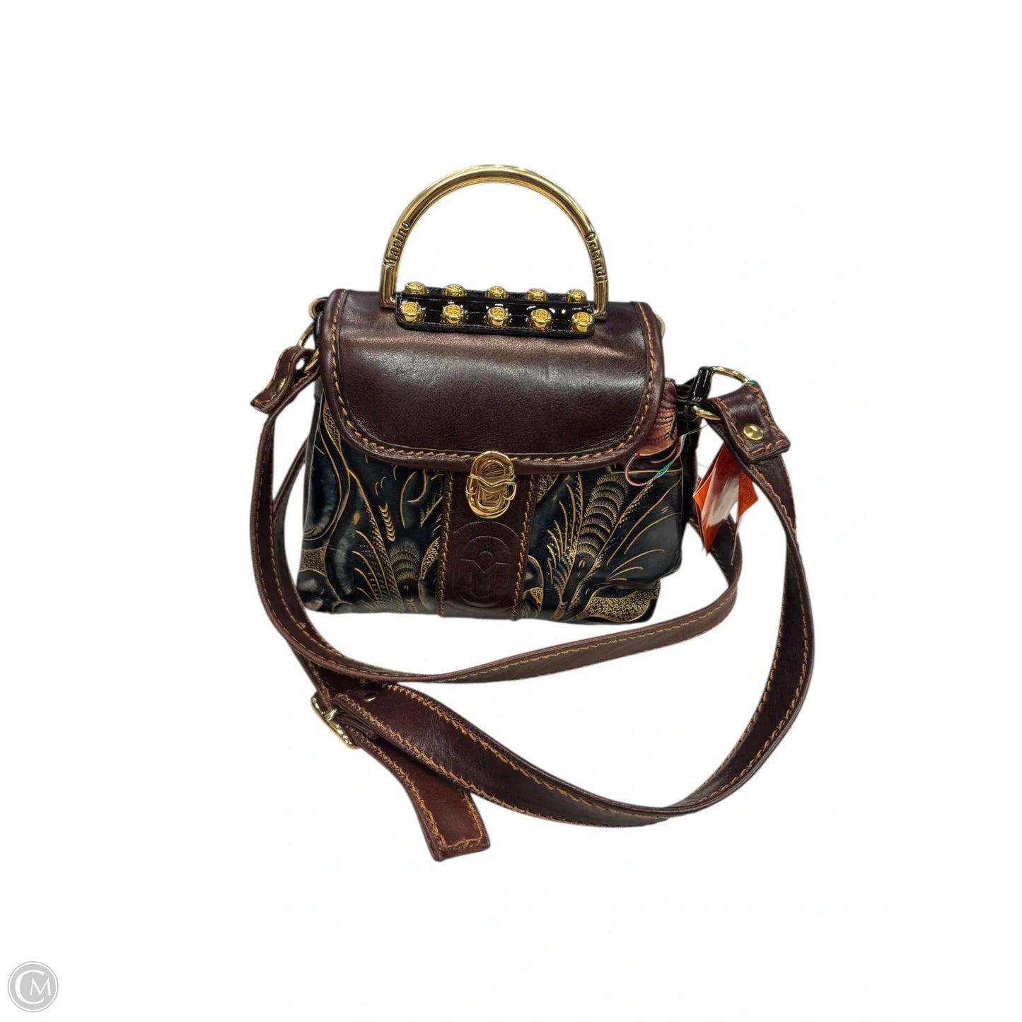 Handbag Leather By Cmb, Size: Small