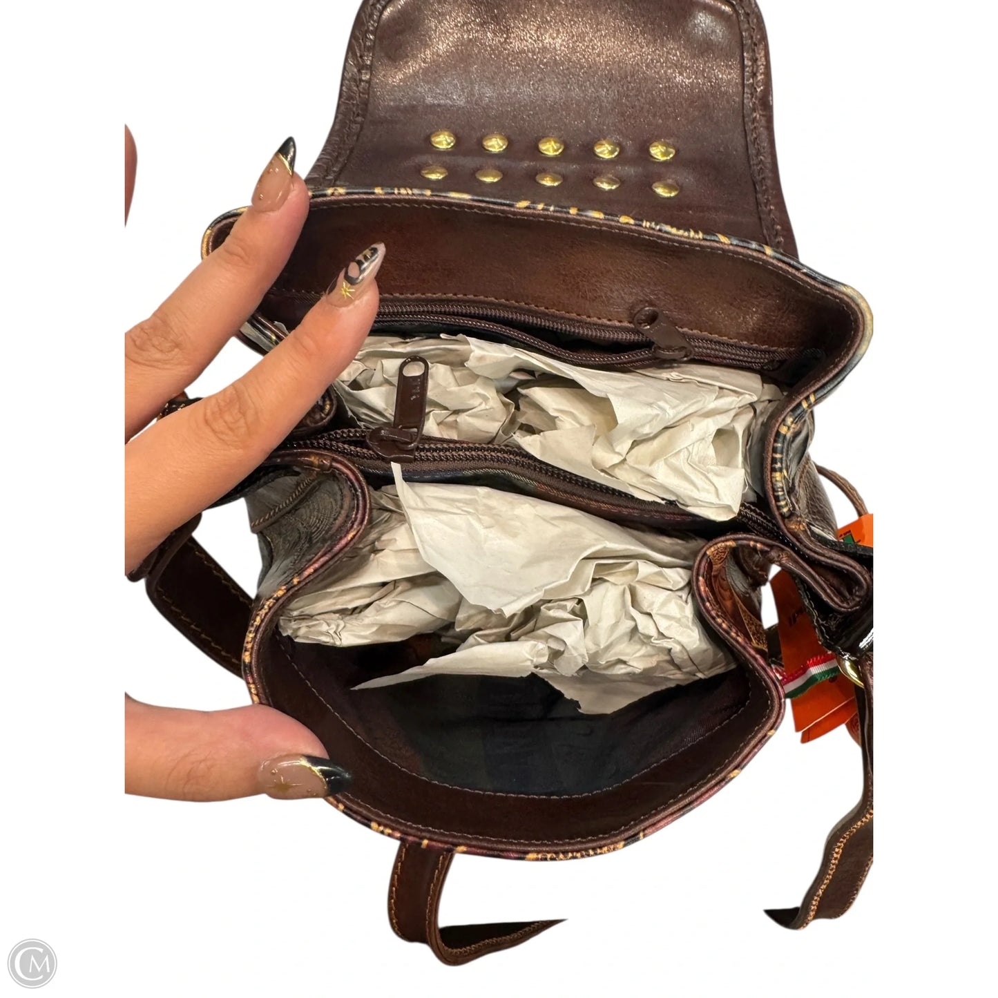 Handbag Leather By Cmb, Size: Small