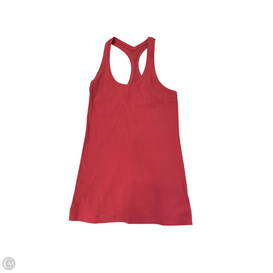 Athletic Tank Top By Lululemon In Coral, Size: 4
