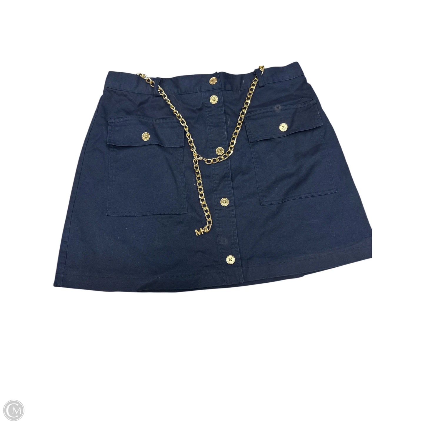 Skirt Midi By Michael By Michael Kors In Navy, Size: 14
