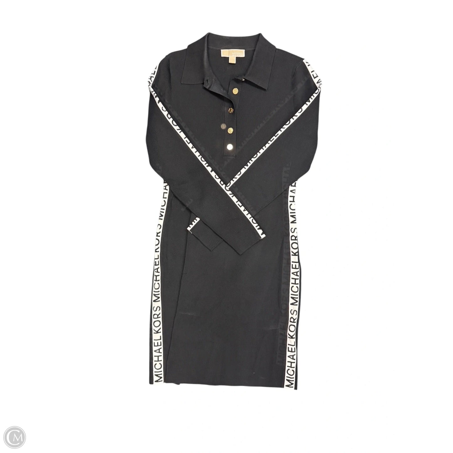 Dress Party Midi By Michael By Michael Kors In Black, Size: L