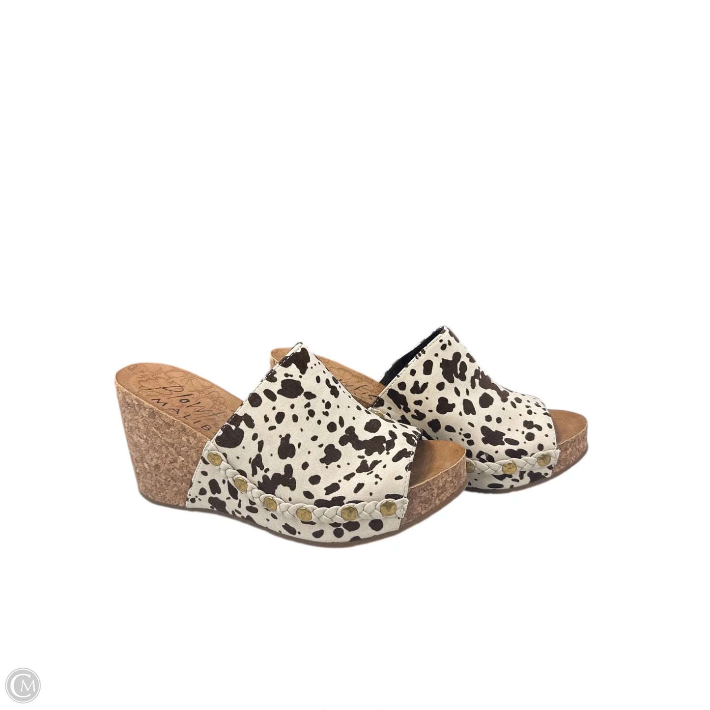 Sandals Heels Block By Blowfish In Animal Print, Size: 9