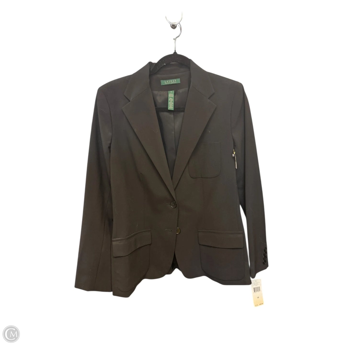 Blazer By Ralph Lauren In Black, Size: 10
