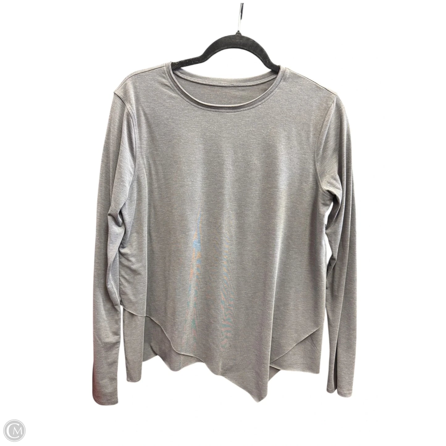 Athletic Top Long Sleeve Crewneck By Lululemon In Grey, Size: 6