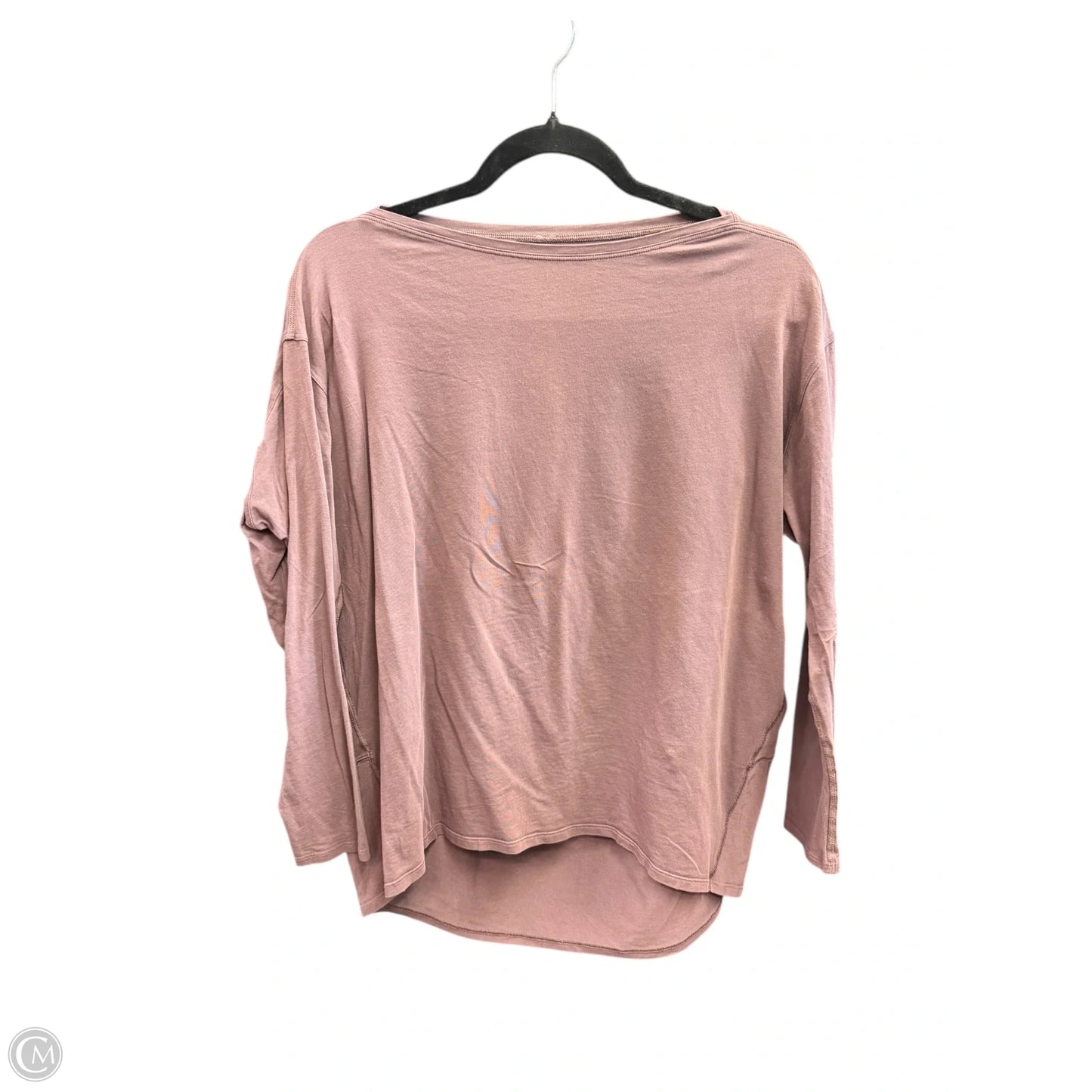 Athletic Top Long Sleeve Crewneck By Lululemon In Mauve, Size: 6