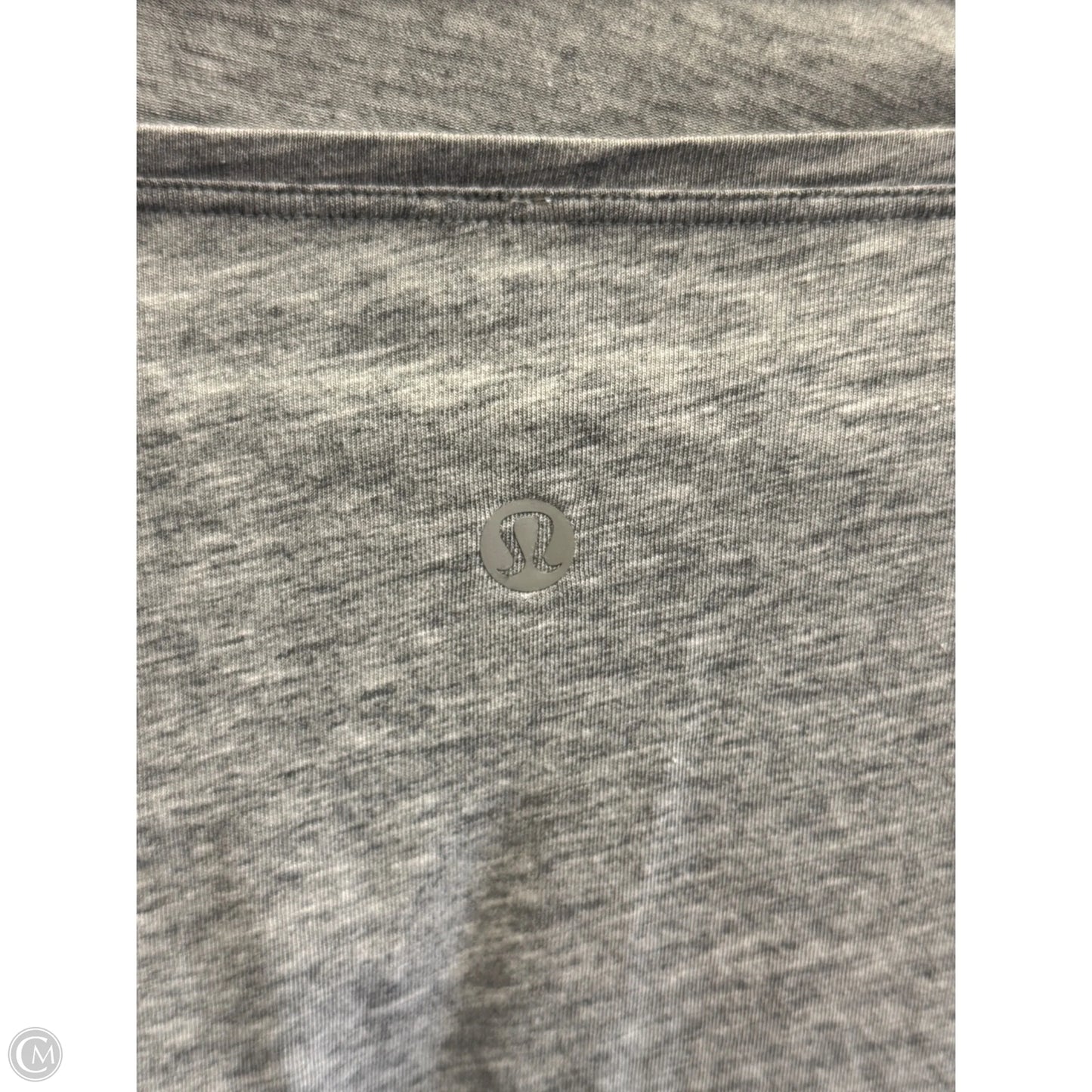 Athletic Top Long Sleeve Crewneck By Lululemon In Grey, Size: 8