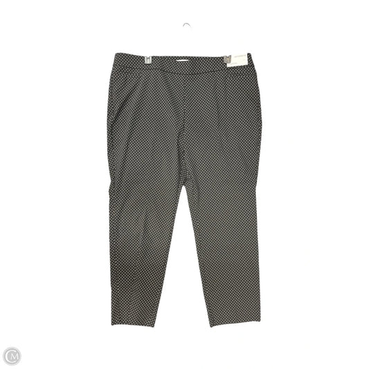 Pants Dress By Liz Claiborne In Black & White, Size: 20