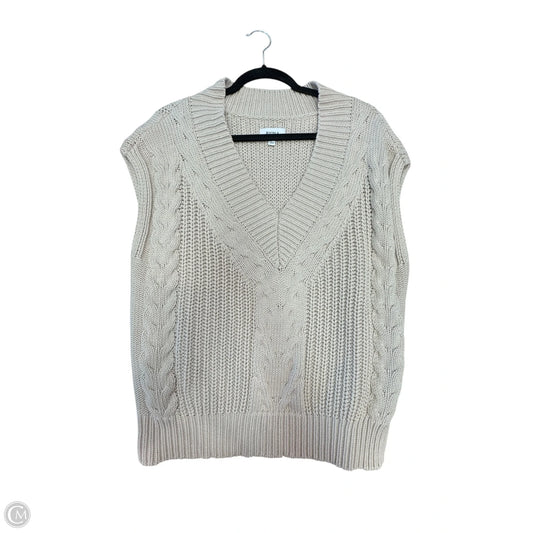 Sweater Short Sleeve By Pistola In Cream, Size: L