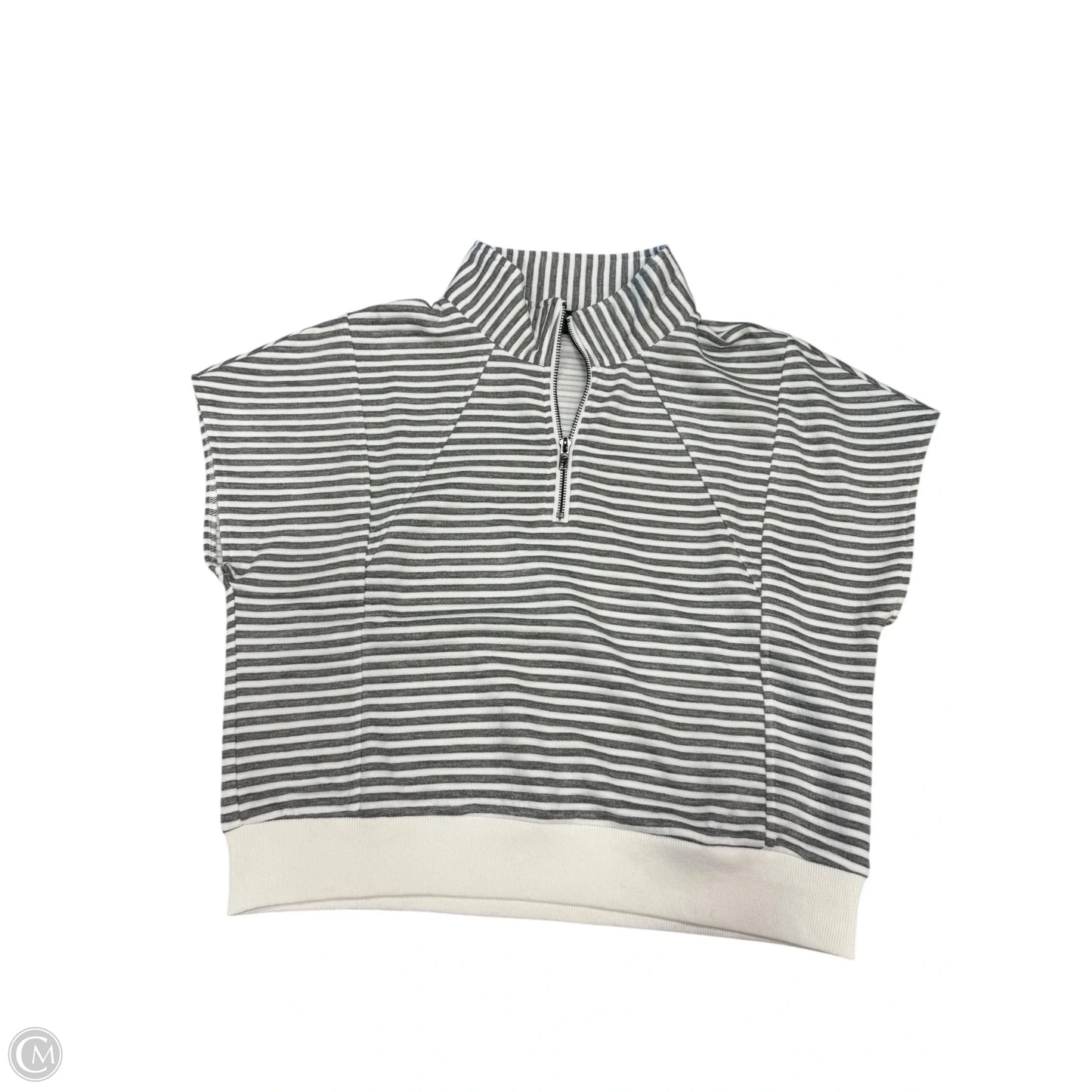 Top Short Sleeve By Coco And Carmen In Striped Pattern, Size: M