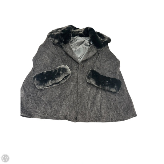 Coat Faux Fur & Sherpa By Coco And Carmen In Black, Size: S