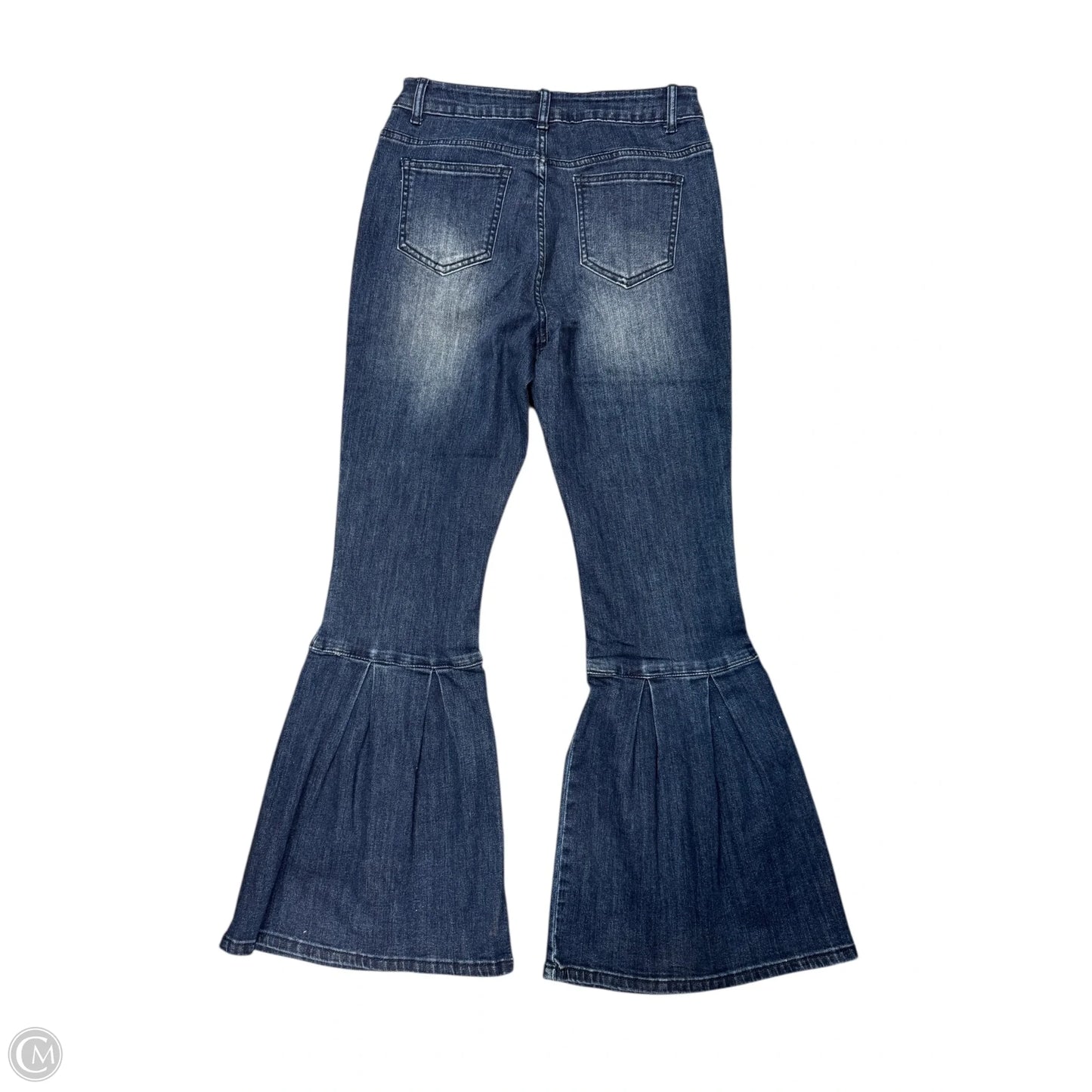 Jeans Flared By Coco And Carmen In Blue Denim, Size: 8