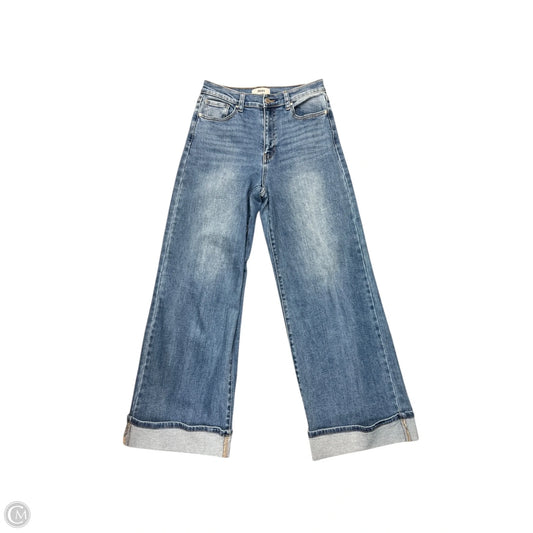 Jeans Wide Leg By Clothes Mentor In Blue Denim, Size: 6