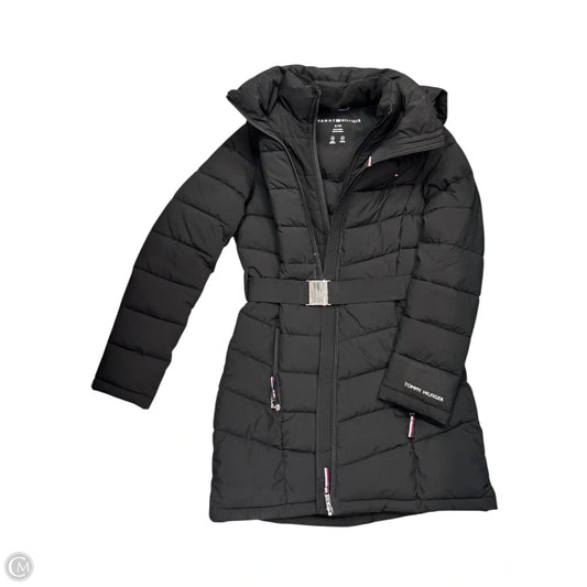 Coat Parka By Tommy Hilfiger In Black, Size: S