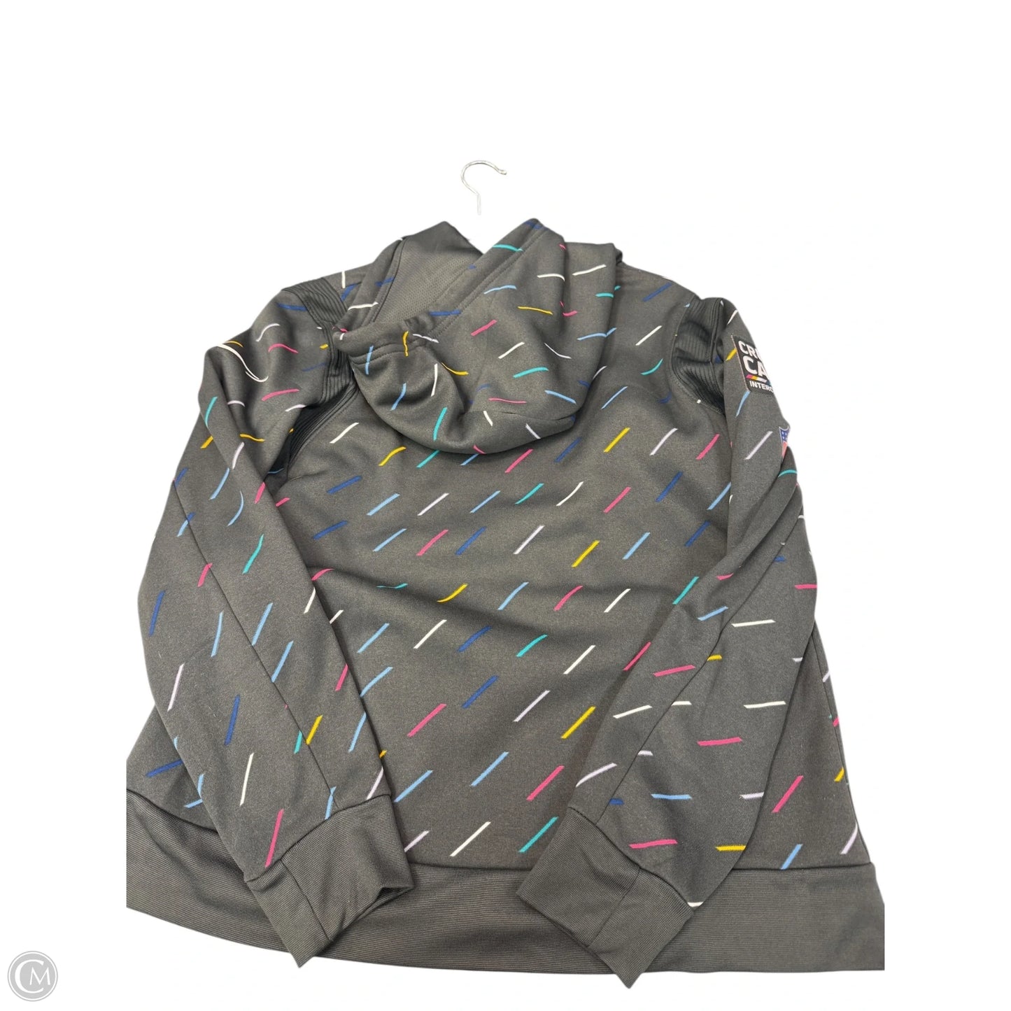 Sweatshirt Hoodie By Nfl In Grey, Size: M