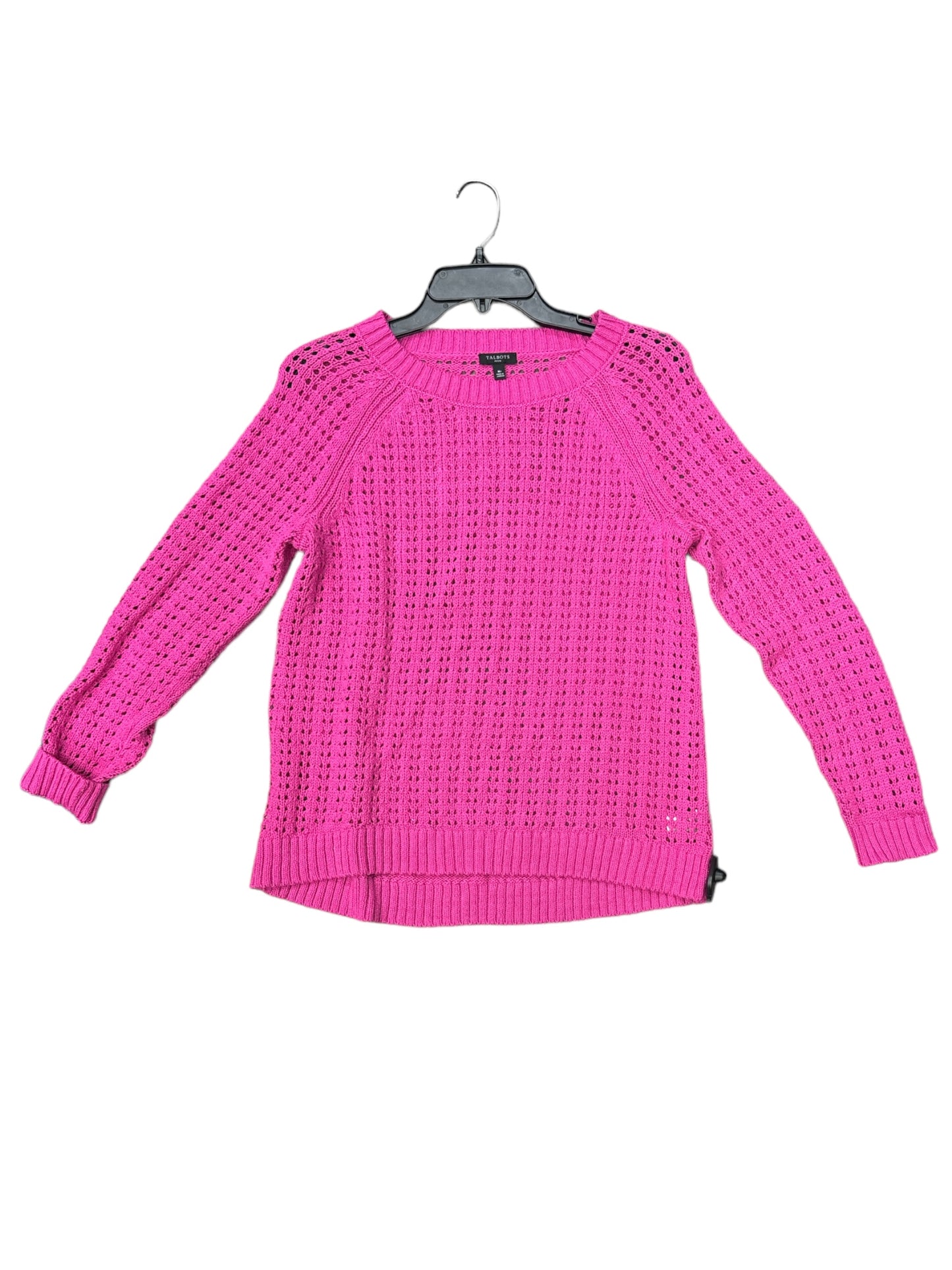 Sweater By Talbots In Pink, Size: M